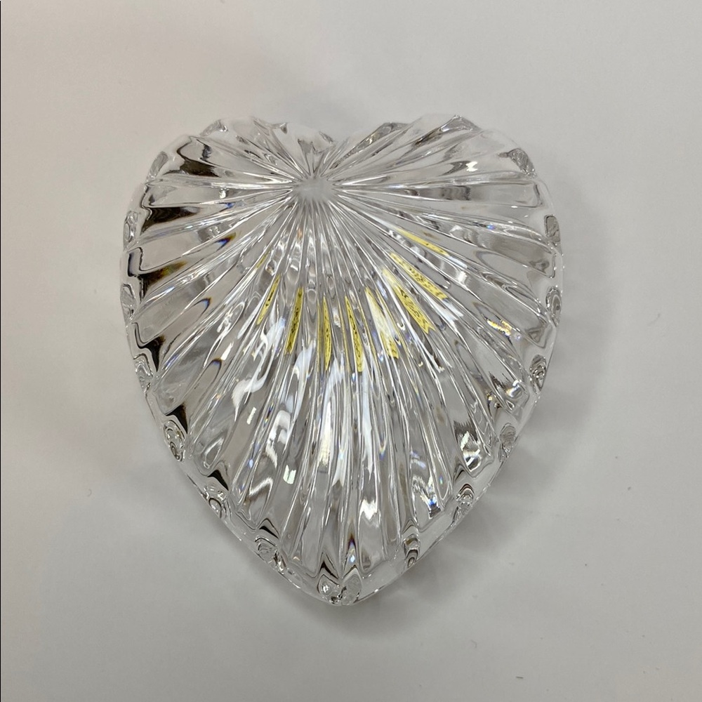 Heart-Shaped Crystal Trinket Box